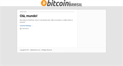 Desktop Screenshot of bitcoindobrasil.com